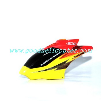 SYMA-S32-2.4G helicopter parts head cover (yellow-red color)
